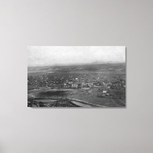 Lienzo Vale, Oregon Birds Eye View of Town Photograph