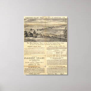 Lienzo Valle agradable, California