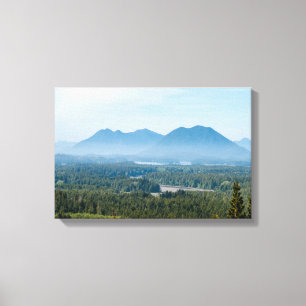 Lienzo Valle brumoso en Tofino - Columbia Británica, Cana