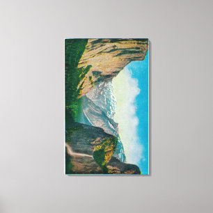 Lienzo Valle de Yosemite del punto del artista