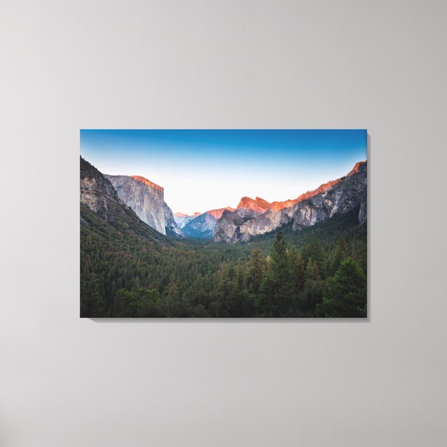 Lienzo Valle Yosemite, California (Anverso)