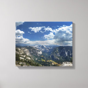 Lienzo Valle Yosemite y media casa de Eagle Peak