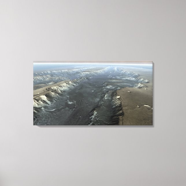 Lienzo Valles Marineris, el Gran Cañón de Marte (Anverso)