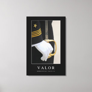 Lienzo Valor: Cita inspiradora 1