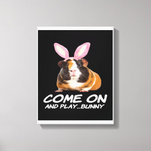 Lienzo Vamos A Jugar A Bunny