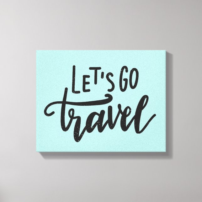 Lienzo Vamos a viajar (Anverso)