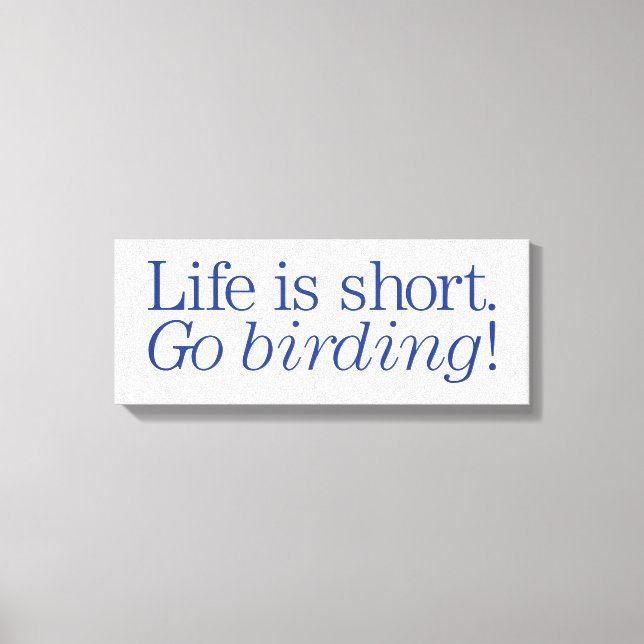 Lienzo ¡Vamos Birding! (Anverso)