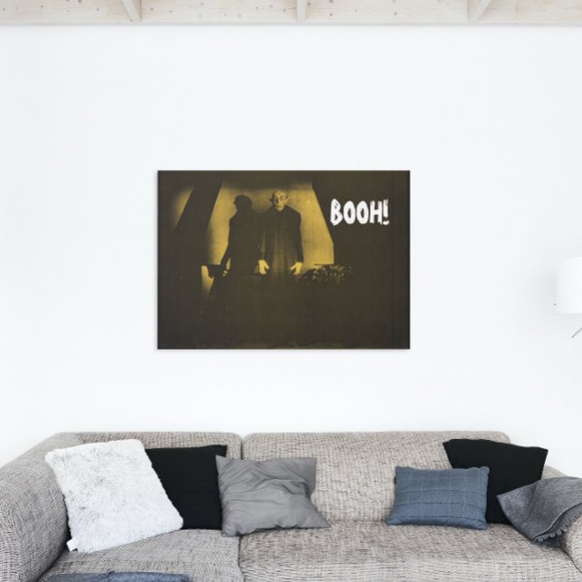 Lienzo Vampiro de terror Booh Nosferatu Amarillo (Subido por el creador)