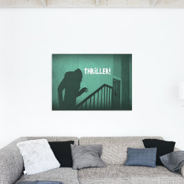 Lienzo Vampiro Nosferatu Terror Verde Thriller