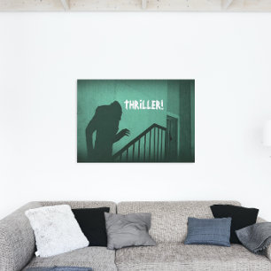 Lienzo Vampiro Nosferatu Terror Verde Thriller