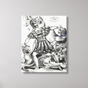 Lienzo Van Amburgh el más doméstico bruto, 1838