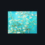 Lienzo Van Gogh Almond Blossoms<br><div class="desc">"van gogh",  vincent,  "almendras flor",  flores,  famoso,  pintura,  cosecha,  arte,  floral,  azul</div>