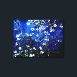 Lienzo Van Gogh Almond Flores azul verde<br><div class="desc">Flores de almendras de Vincent Van Gogh alteración del color copyright 2Sweet4wordsDiseños/ PureVintage Love Consiga la belleza de la querida Florencia de Almendros de Van Gogh en los colores que concuerdan con su casa.</div>