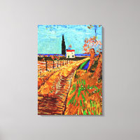 Van Gogh - Camino a través de un campo con sauces