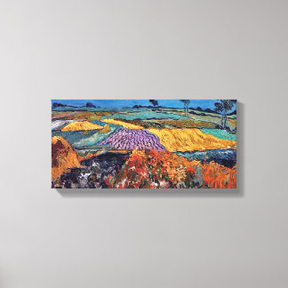 Lienzo Van Gogh - Campos de trigo cerca de Auvers
