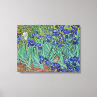 Van Gogh Classic Painting Irises Floral Botánico