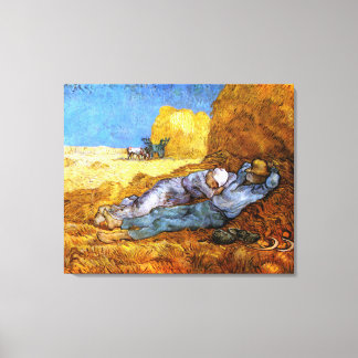 Lienzo Van Gogh: El descanso del trabajo