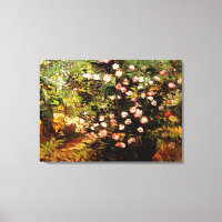 Van Gogh - El floreciente Rosa Bush