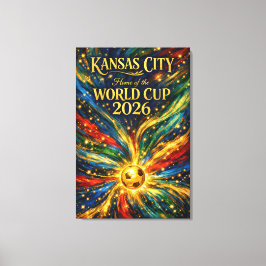 Lienzo Van Gogh Fluid Art Print Kansas City World Cup 