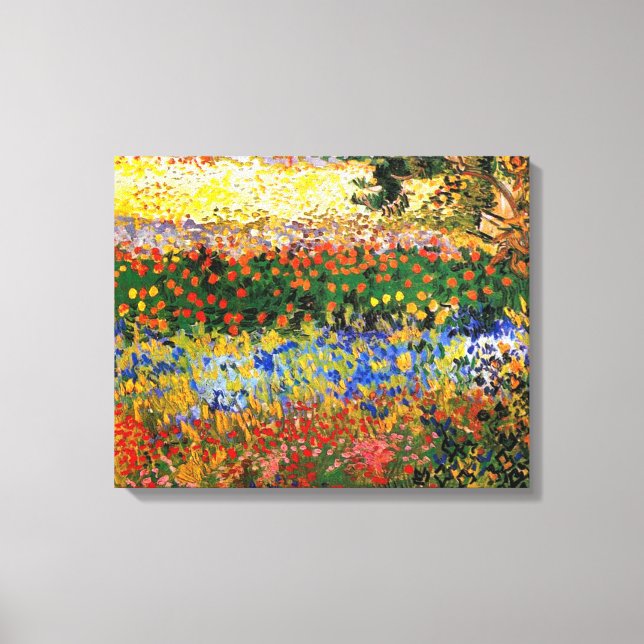 Lienzo Van Gogh - Garden at Arles (Anverso)