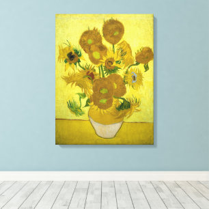 Lienzo Van Gogh - girasoles, cuarta versión, repetición