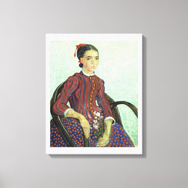 Lienzo Van Gogh | La Mousmé (Anverso)