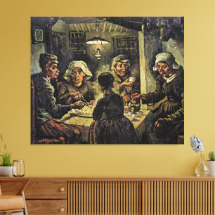 Lienzo Van Gogh - Los comedores de patatas