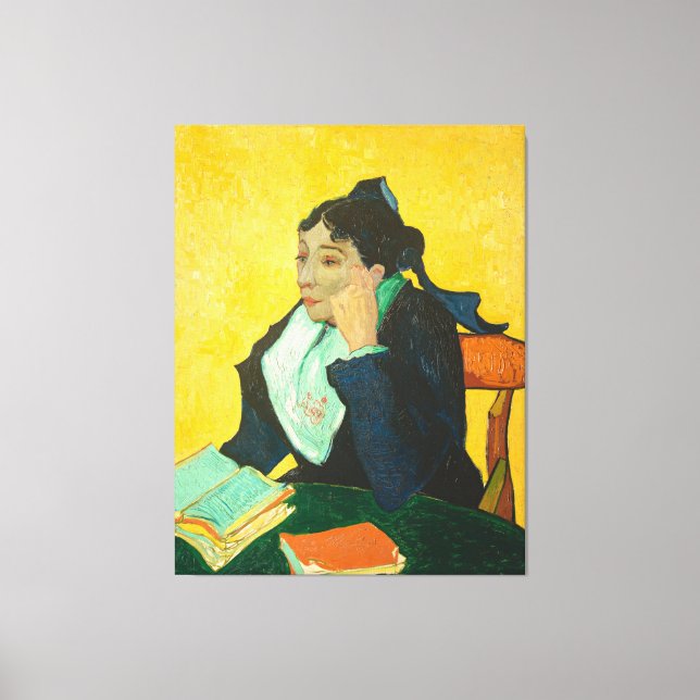 Lienzo Van Gogh - Madame Joseph-Michel Ginoux, (Anverso)