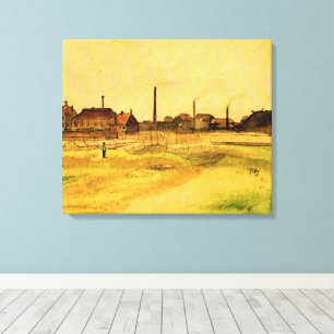 Lienzo Van Gogh - Mina de carbón en el Borinage,