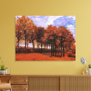 Lienzo Van Gogh - Paisaje de otoño,