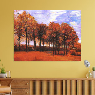 Lienzo Van Gogh - Paisaje de otoño,