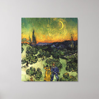 Lienzo Van Gogh: Paseo nocturno