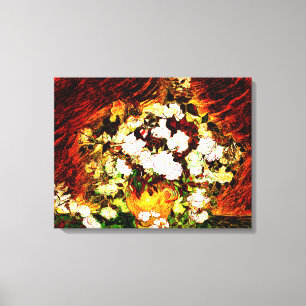 Lienzo Van Gogh - Rosas