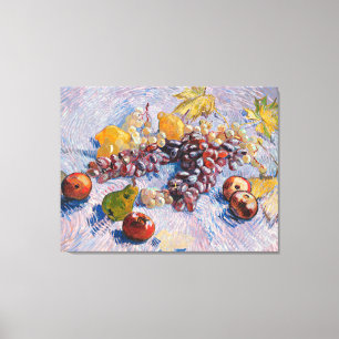 Lienzo Van Gogh - Uvas, lémones, peras y manzanas