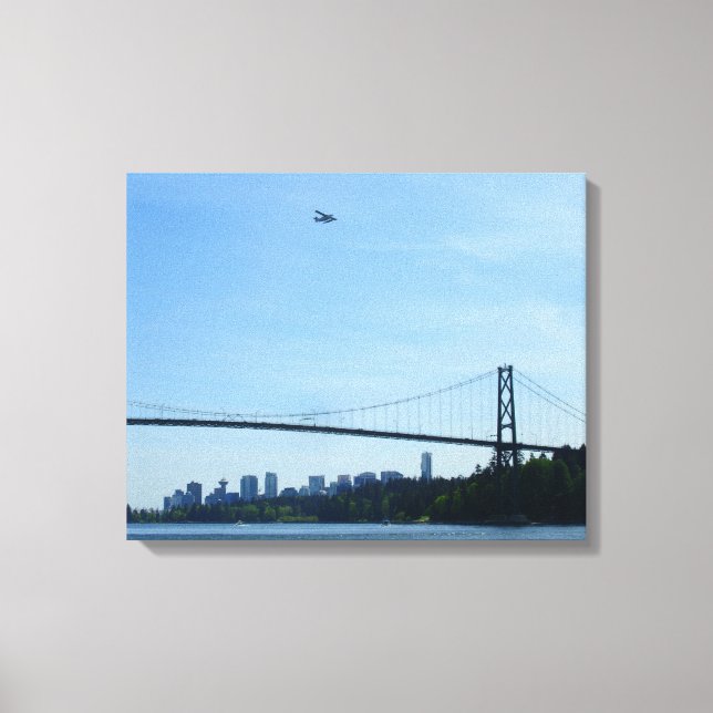 Lienzo Vancouver Art Print Lions Gate Cityscape Canvas (Anverso)