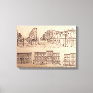 Lienzo Vancouver Art Print Vancouver Gastown Art Canvas