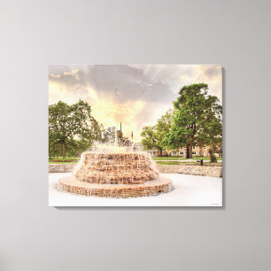 Lienzo Vander Veer Park Davenport Iowa Canvas