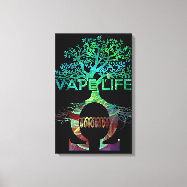 Lienzo Vape Life Canvas (Anverso)