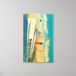 Lienzo Vapor "Catalina" en la isla de Santa Catalina