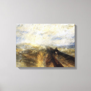 Lienzo Vapor Y Velocidad De Lluvia Por JMW Turner