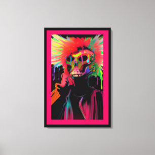 Lienzo Vaporface Death Rattle
