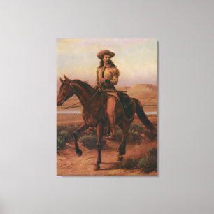 Lienzo Vaqueiros Antiguos, Buffalo Bill en Charlie por Ca