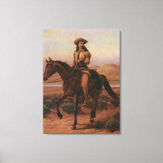 Lienzo Vaqueiros Antiguos, Buffalo Bill en Charlie por Ca