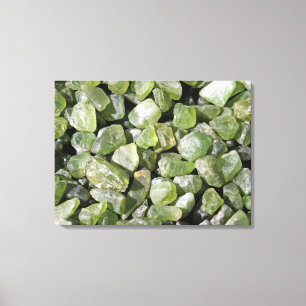 Lienzo Variedad del Olivine de Peridot