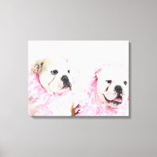 Lienzo Varón y hembra blancos