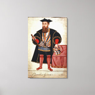 Lienzo Vasco da Gama , ilustracion