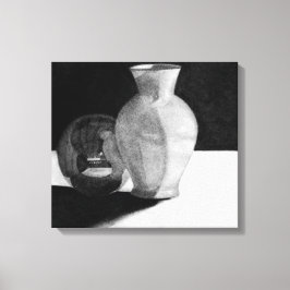 Lienzo Vase con la esfera