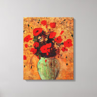 Vase de los Coppies por Odilon Redon