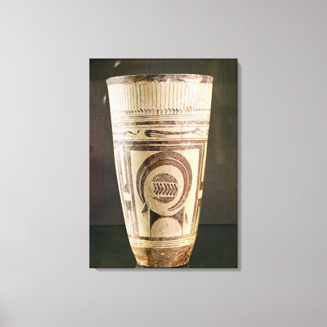 Lienzo Vase, estilo I, de Susa, Irán, 5000-4000 a.C. (Anverso)