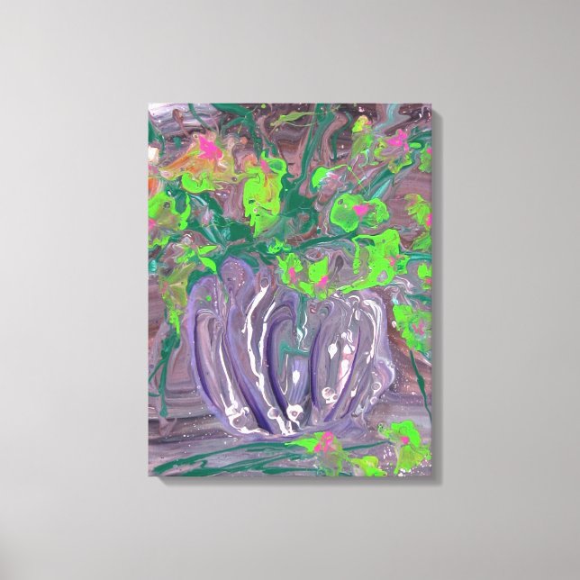 Lienzo Vase with flowers (Anverso)